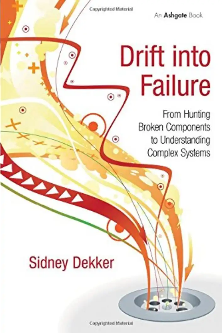 Bogcover: Drift into failure af Sidney Dekker